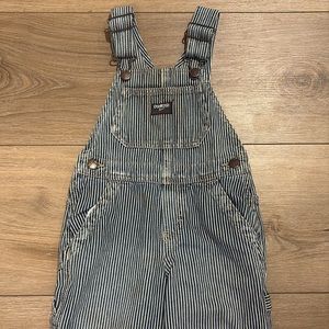 OshKosh striped overalls